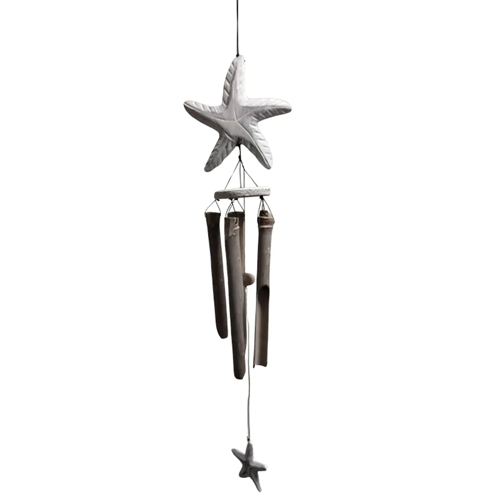 29" BAMBOO STARFISH WINDCHIME