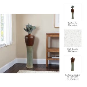 GAVINLAKE BROWN VASE 31 (IN) 10