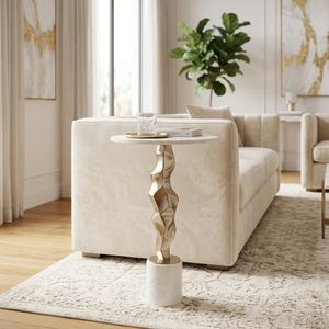 MAXWORTH GOLD TABLE 25 (IN) 9