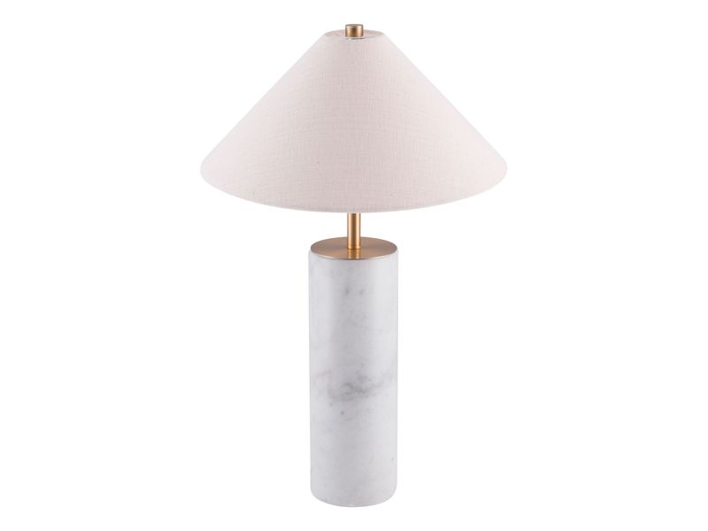 Ciara Table Lamp Beige & White 5