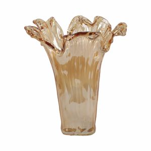 CLAYMORE BROWN GLASS VASE 15 (IN) 1