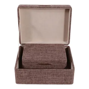 EVERTONPORT SET OF 2 BROWN BOXES 4 (IN) 5