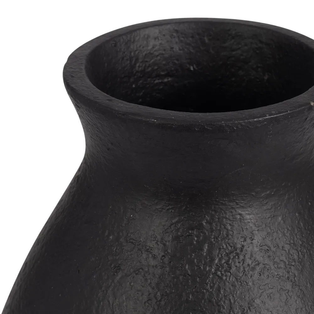 SAGEVIEW BLACK VASE 16 (IN)