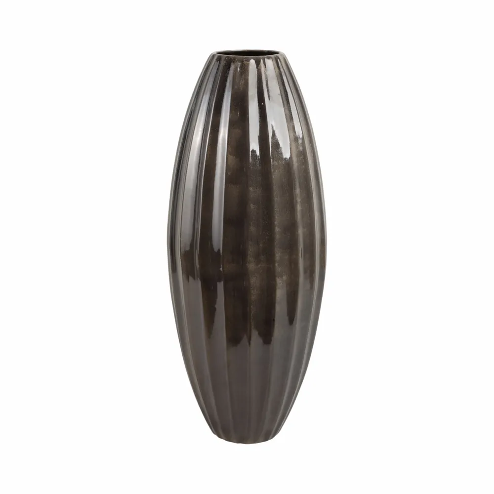 TILTONRIDGE BLACK VASE 25 (IN)