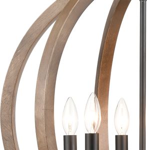 Barrow 22'' Wide 6-Light Chandelier - Matte Black 2