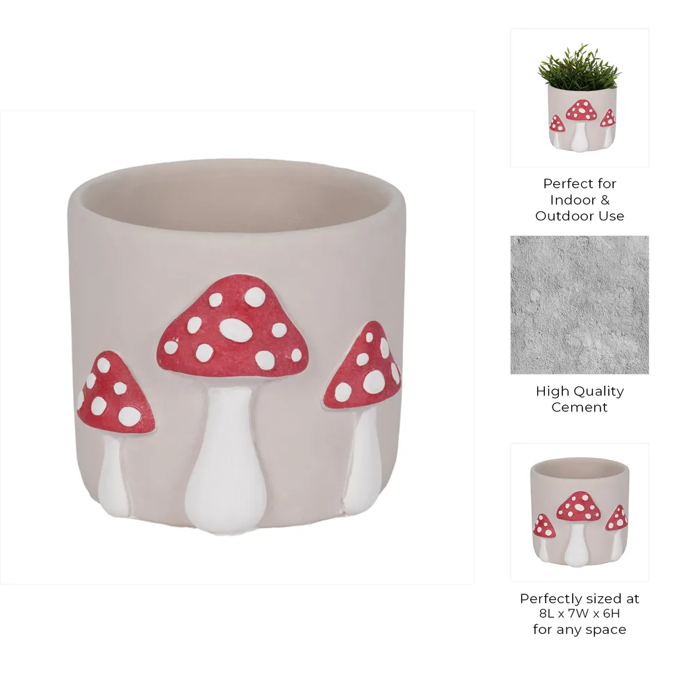 BRECKRUN RED PLANTER 6 (IN)