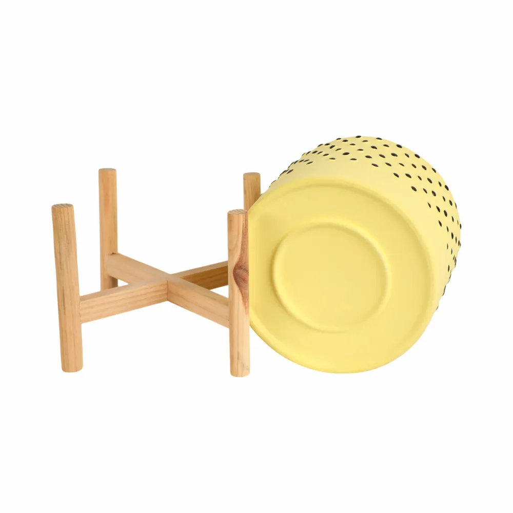 COLECREST YELLOW PLANTER 9 (IN)