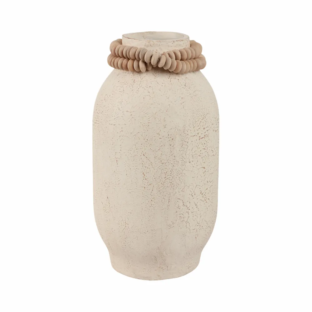 GLASTON IVORY VASE 16 (IN)