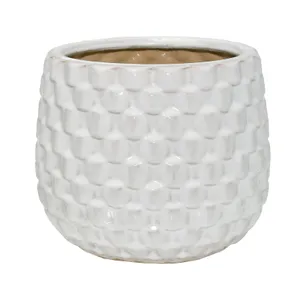 CALTONFIELD SET OF 3 WHITE PLANTER 9 (IN) 3