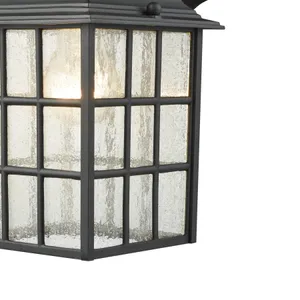 Whitby 12'' High 1-Light Outdoor Sconce - Satin Black 4