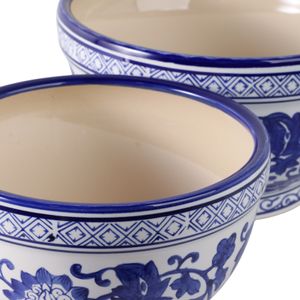 ROYBROOK SET OF 2 BLUE PLANTER 6 (IN) 6