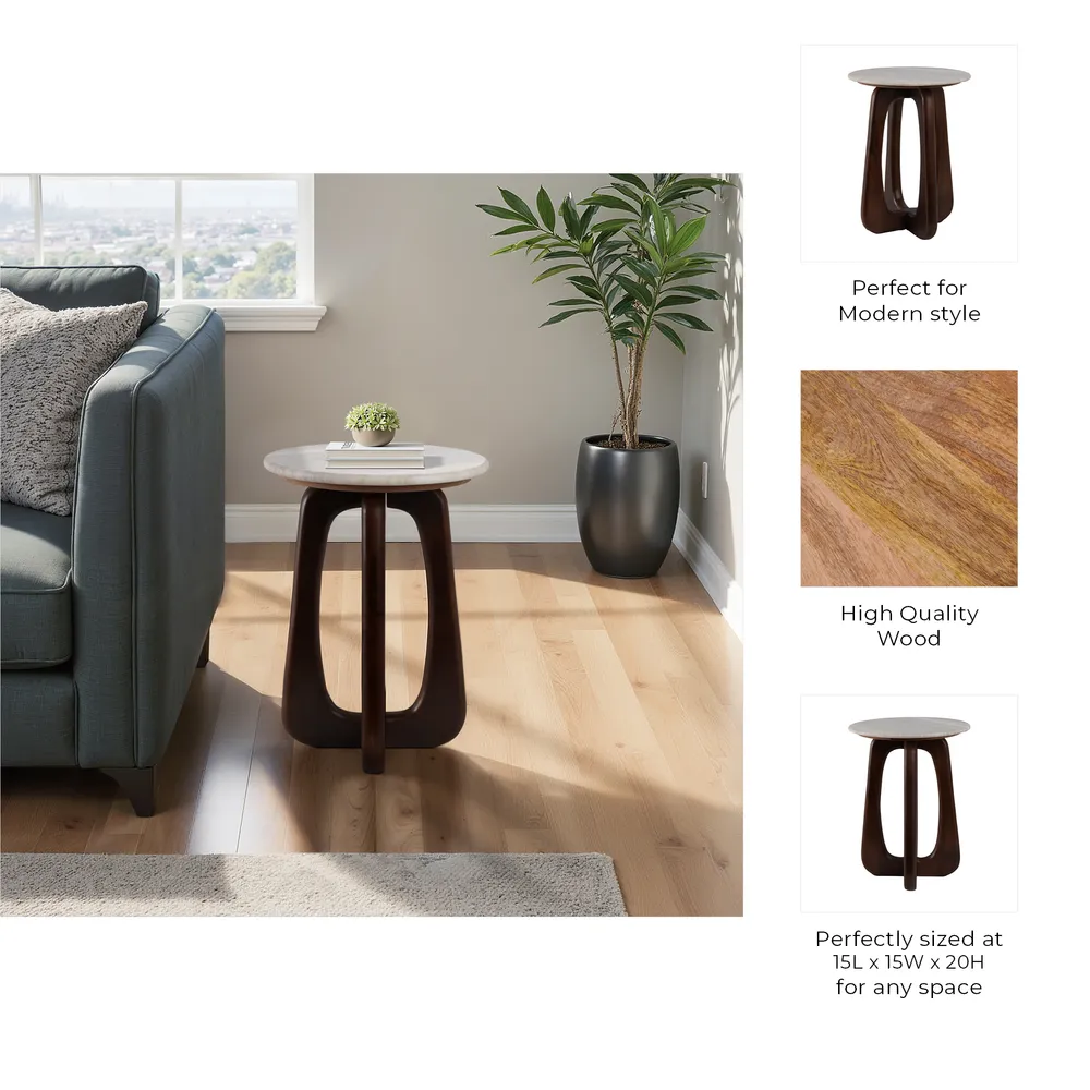 DEVONMORE BROWN TABLE 21 (IN)