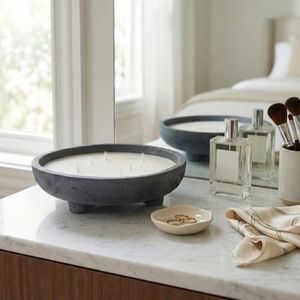 WELDONCREST LEMON DISTRESSED CANDLE 4 (IN) 2