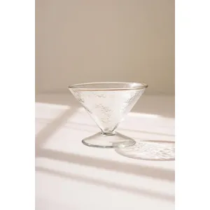 Hammered Glass Martini Glass 2