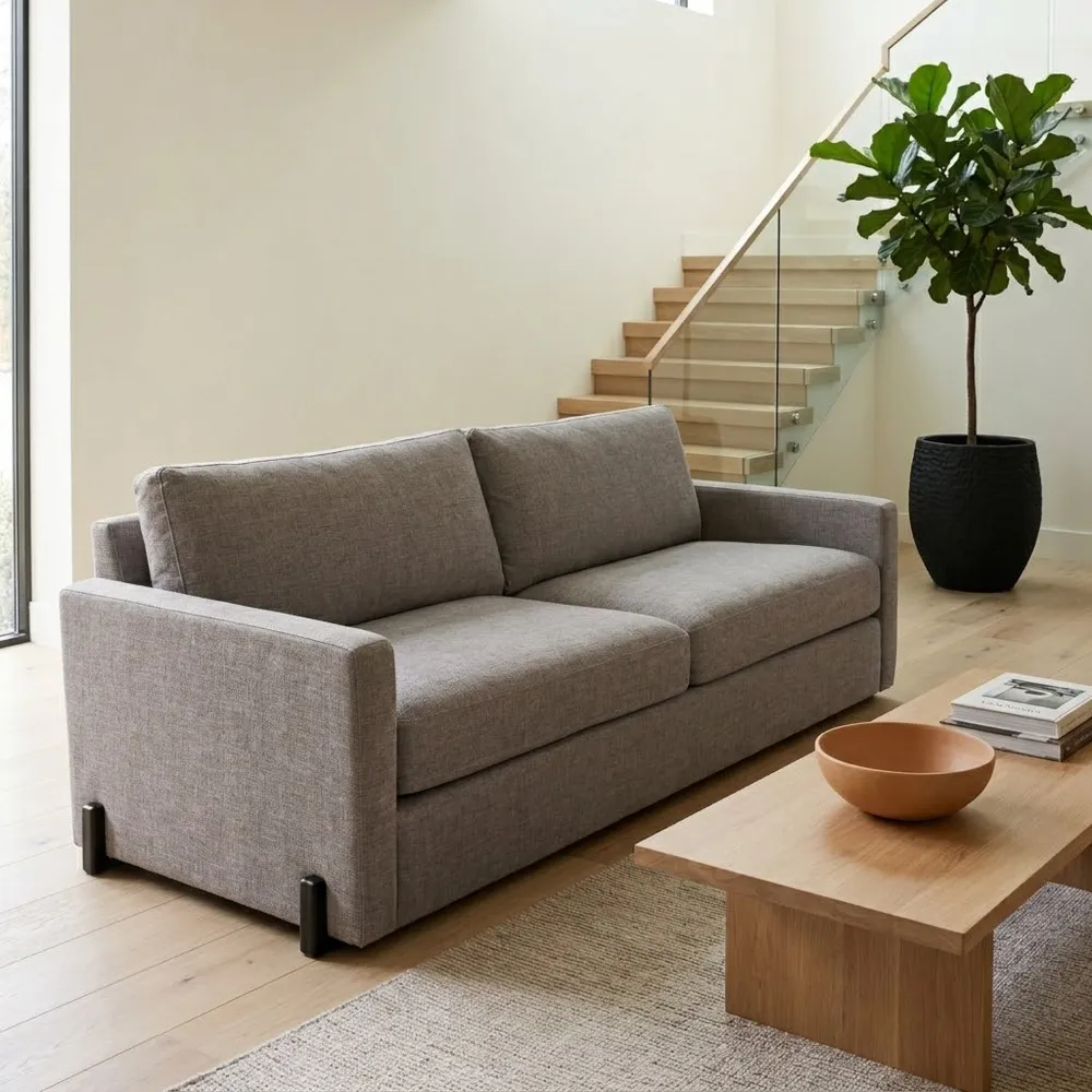 ERINWAY BROWN SOFA 95 (IN)