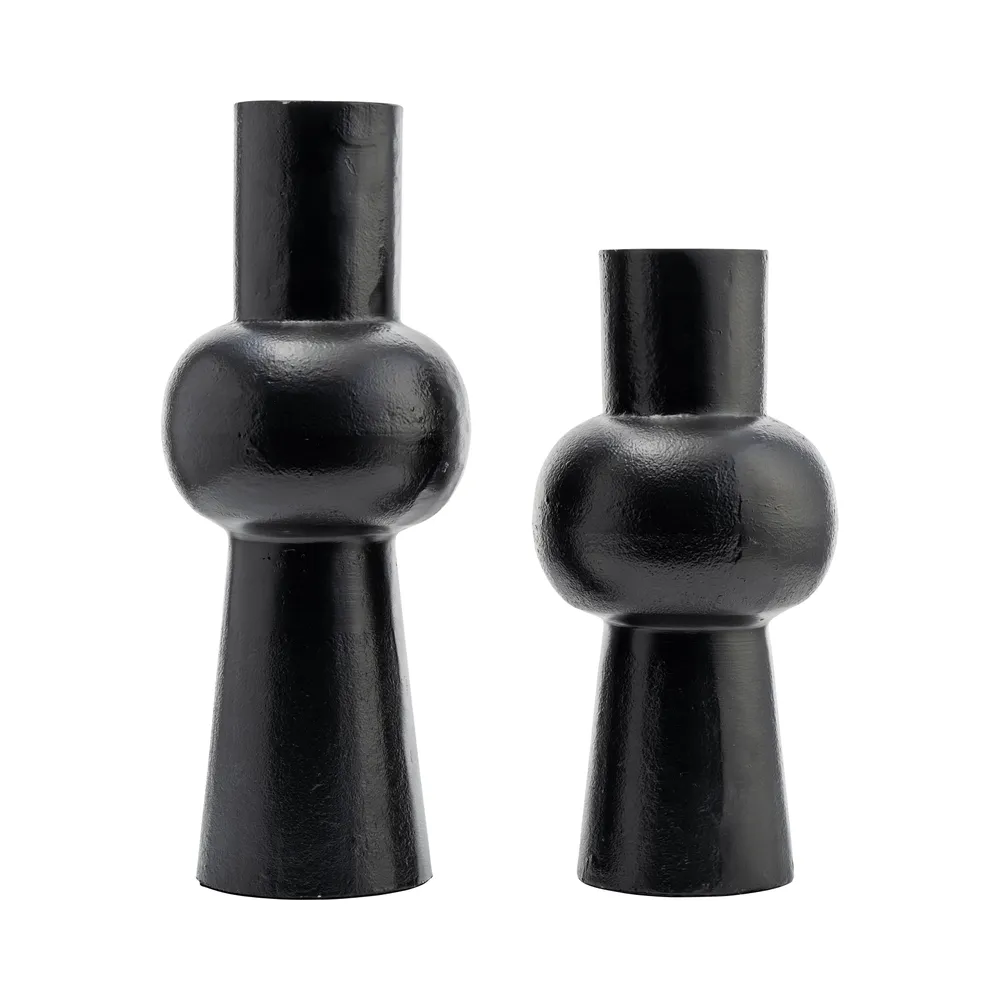 HATTONDALE BLACK VASE 12 (IN)