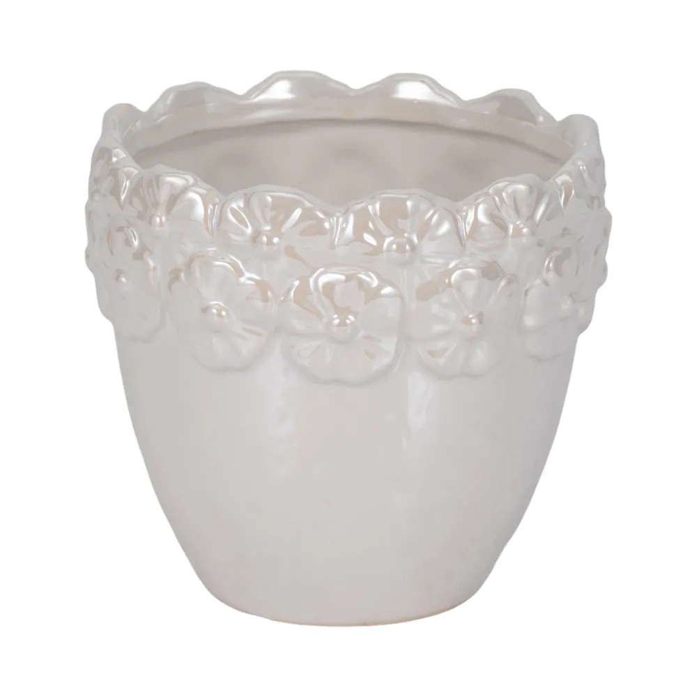 SLATERGATE IVORY PLANTER 6 (IN)
