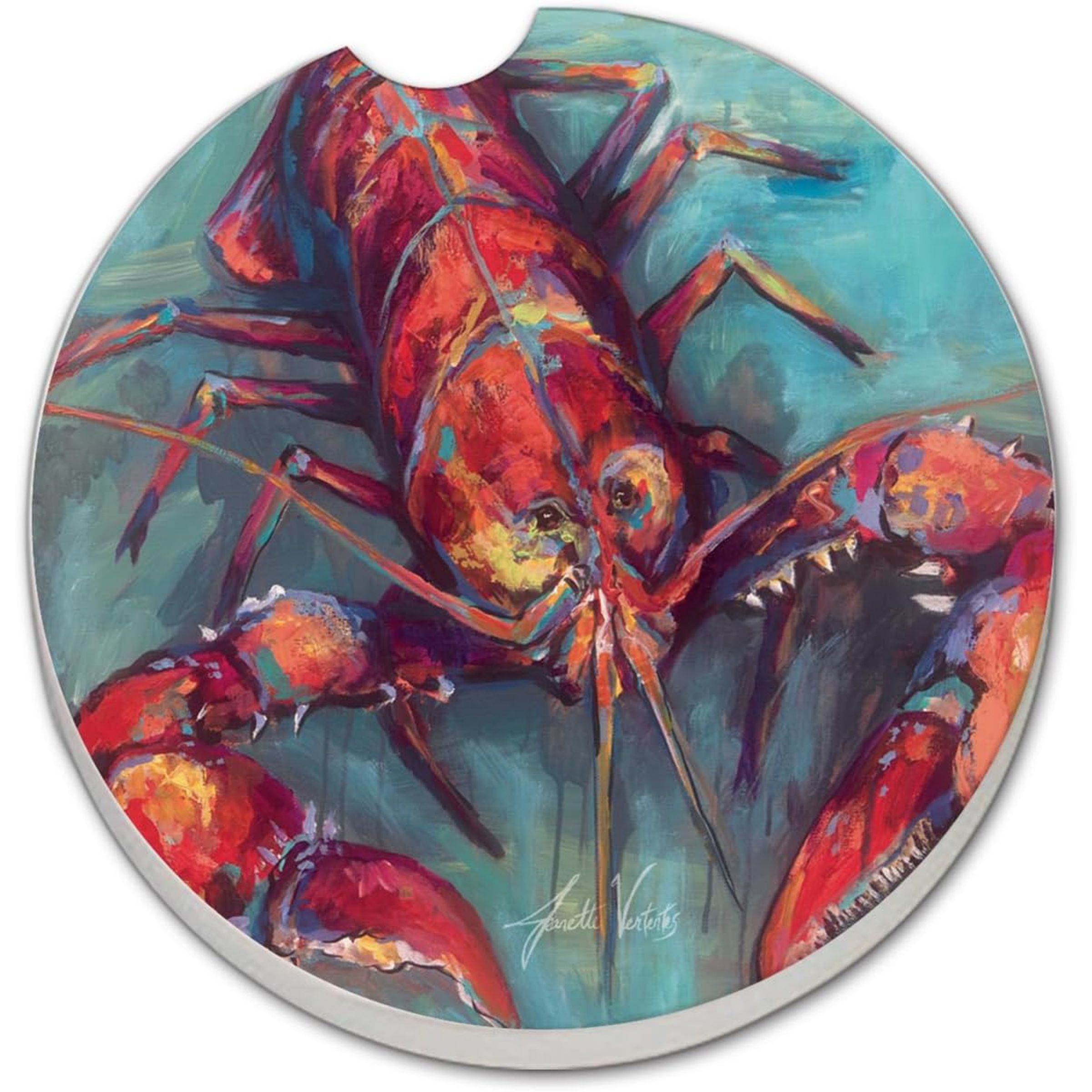 RUBBER BIG BITE COASTER - LOBSTER CLAW (4-PACK)