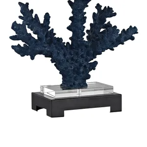 Cape Sable 26'' High 1-Light Table Lamp - Navy 4