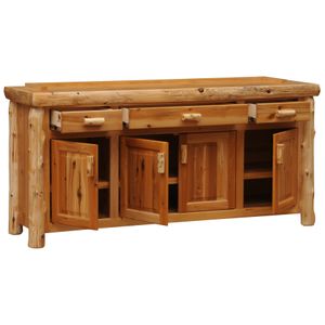 Cedar Log 75-inch Buffet - Coffee 3
