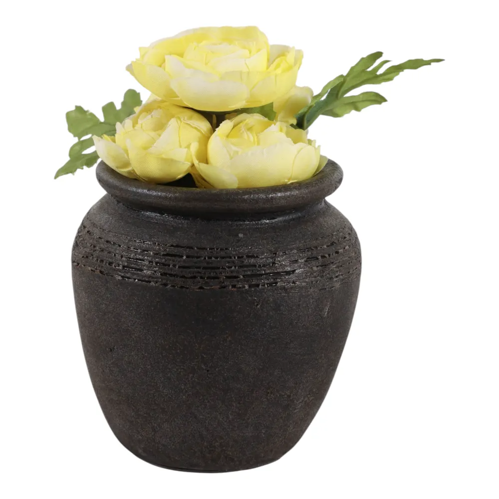 GRIFFINLAND BLACK VASE 6 (IN)
