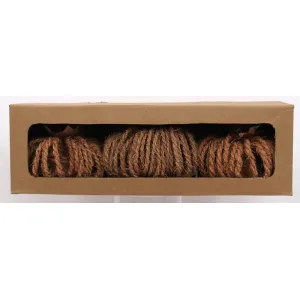 Coco Rope Pumpkin Box Set of 3 1