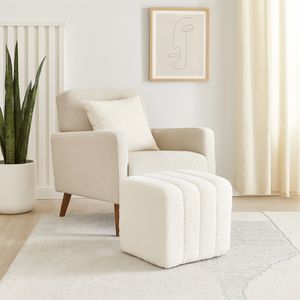 TRUEVIEW WHITE OTTOMAN 16 (IN) 2