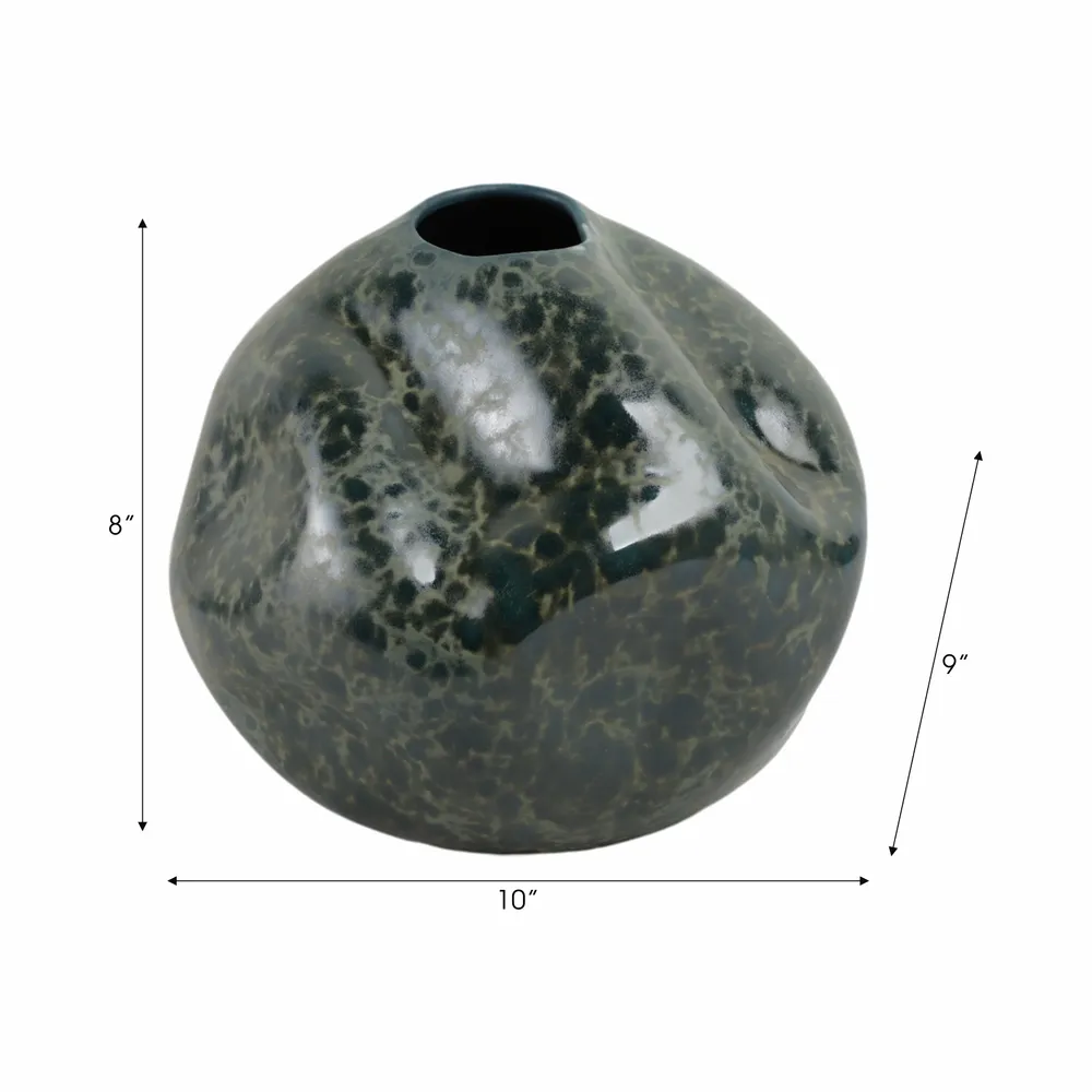 BRAMHAM BLACK VASE 9 (IN)