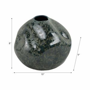 BRAMHAM BLACK VASE 9 (IN) 9