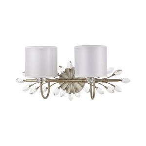 Asbury 24'' Wide 2-Light Vanity Light - Aged Silver 2