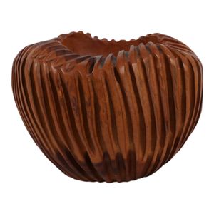 BYRONMOOR BROWN VASE 8 (IN) 4