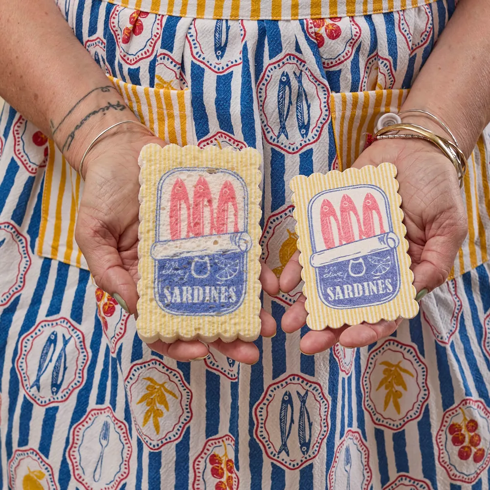 Seaside Sardines Pop-Up Sponge Set 3