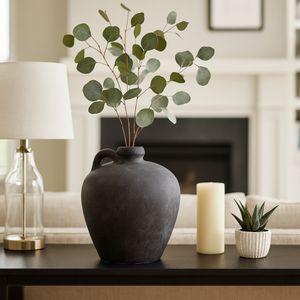 PAXTONHOLM BLACK VASE 10 (IN) 11