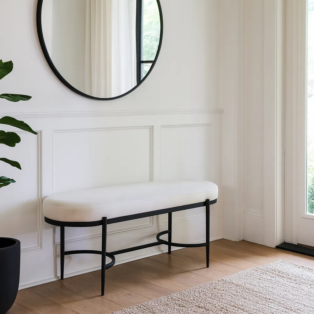 GRISHAMHOLM IVORY BENCH 19 (IN)