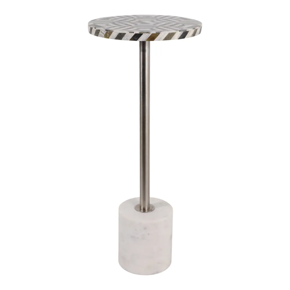 HEMMINGWELL WHITE TABLE 25 (IN)