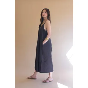 Adjustable Strap Flowy Jumper with Button Detail 8