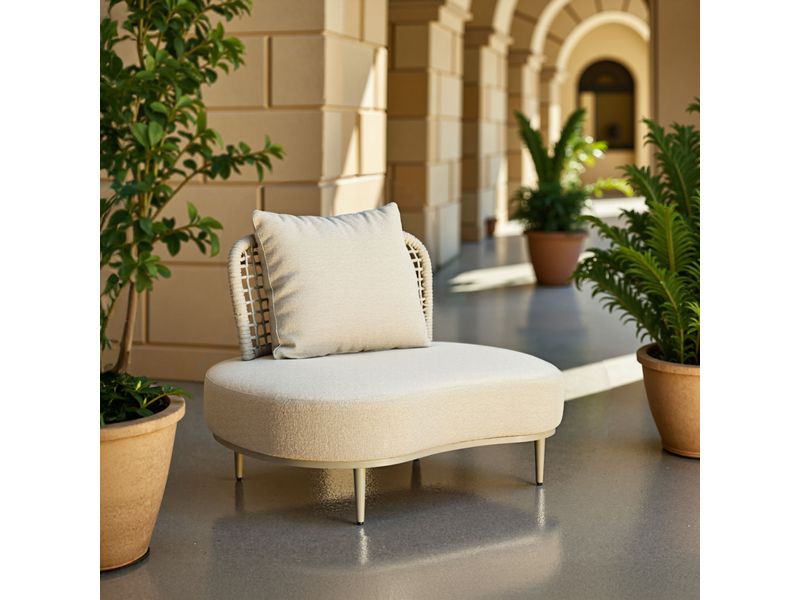 Ruhe Accent Chair Beige 2