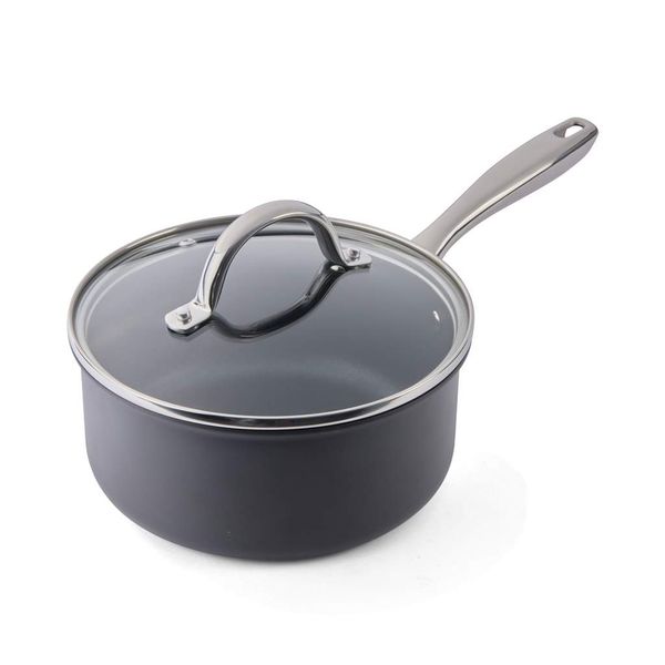 CUISIPRO Sauce Pan, Easy Release Hard Anodized, 3qt/2.8L, D-8