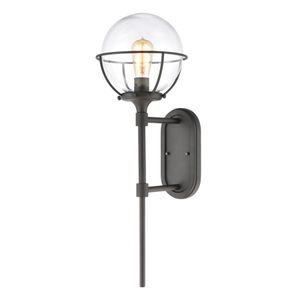 Girard 28'' High 1-Light Outdoor Sconce - Charcoal 1