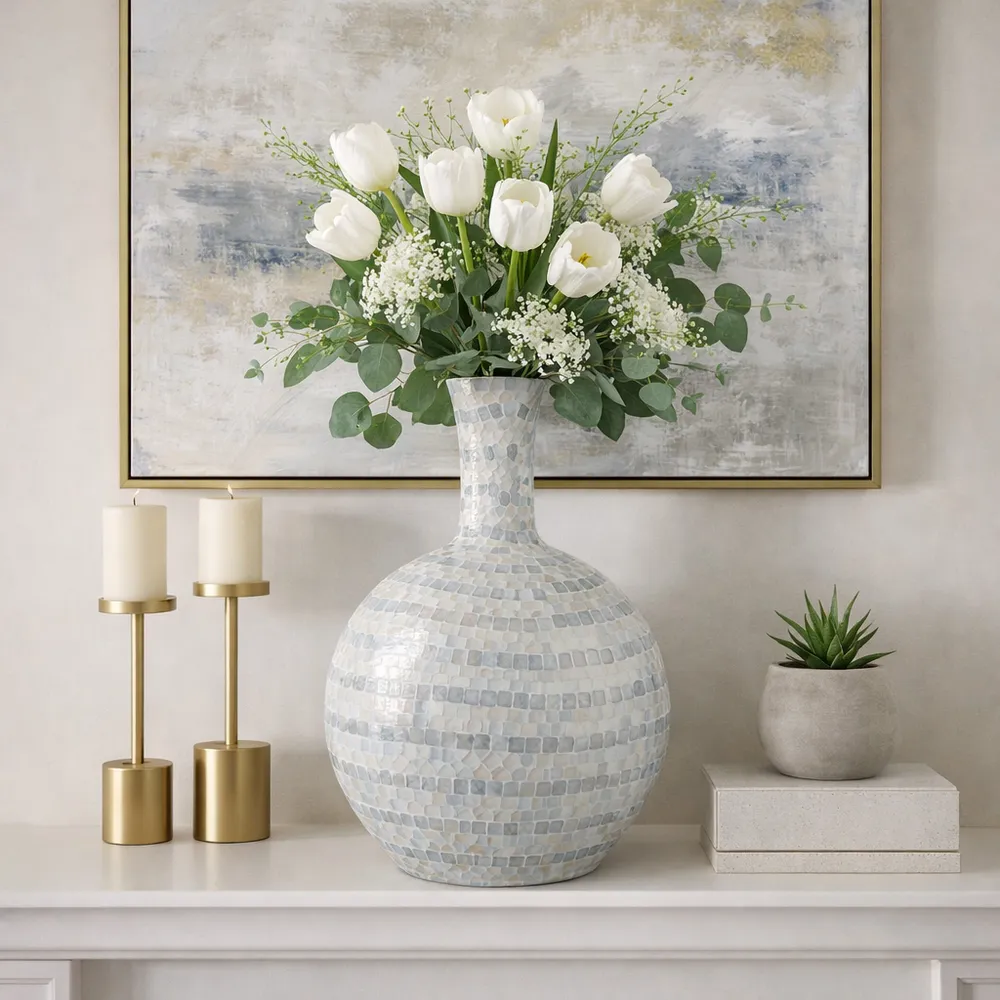 EWINGGATE BLUE VASE 23 (IN)