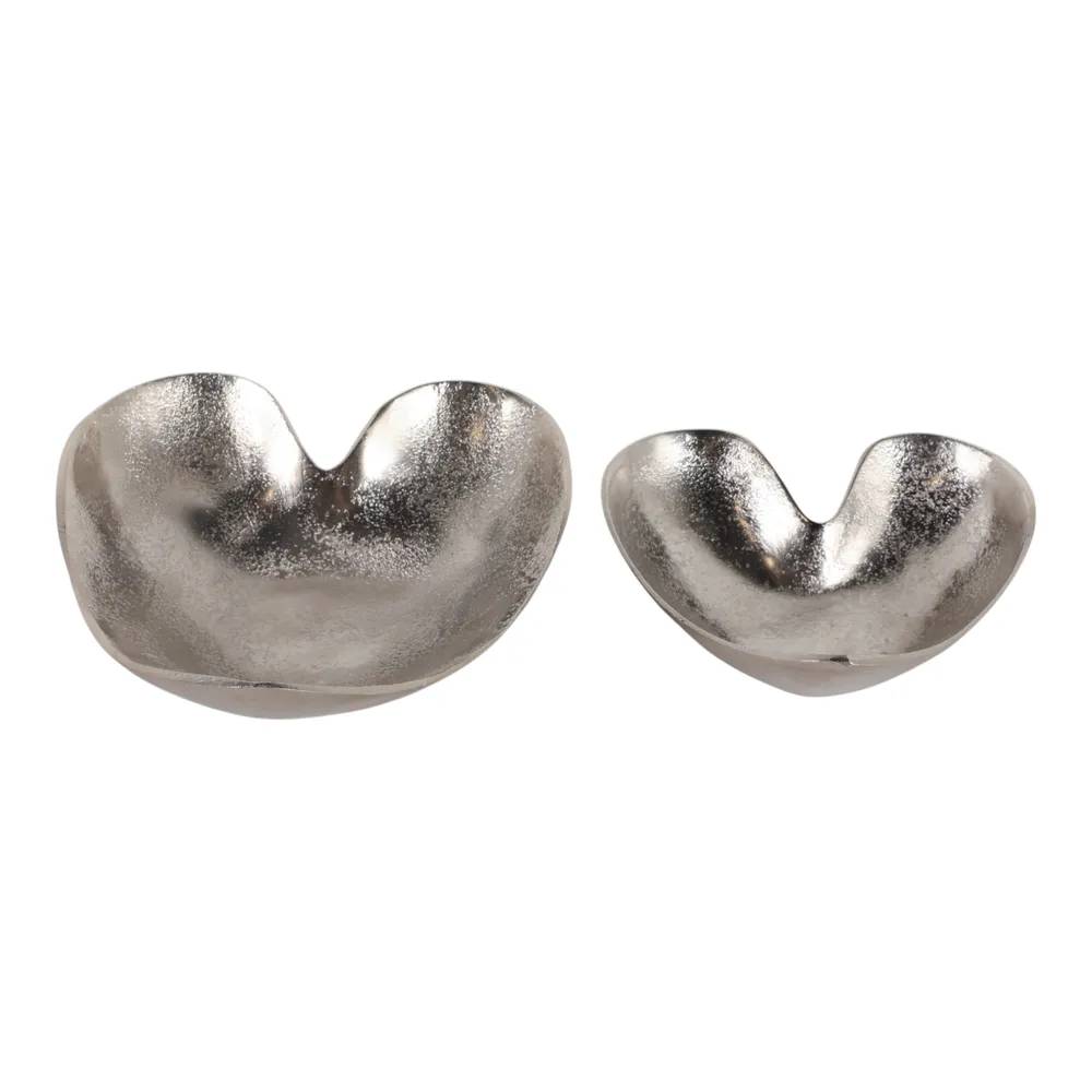 GARNETTBURN SET OF 2 SILVER BOWLS