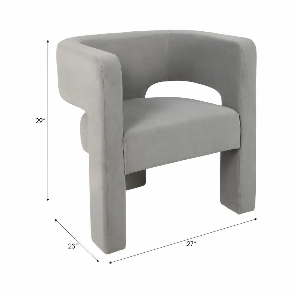 GLENNPARK GRAY CHAIR 29 (IN)