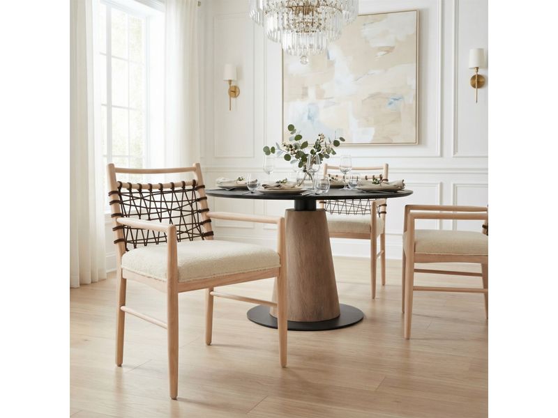 Wezly Dining Chair Ivory 9