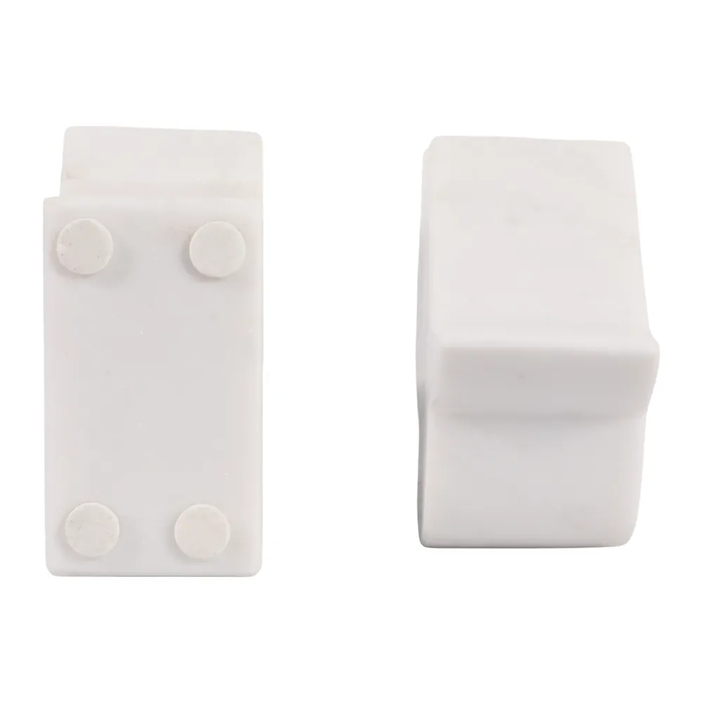 TATEROSE SET OF 2 WHITE BOOKENDS 6 (IN)