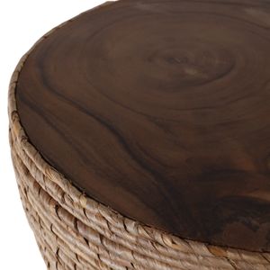 BRUNOFIELD BROWN TABLE 18 (IN) 7