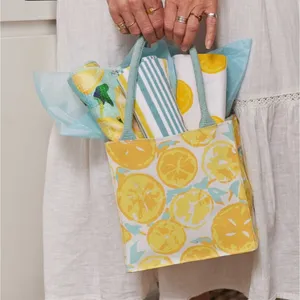 Lemon Slices Reusable Itsy Bitsy Gift Bag 5