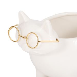 CARLINOAK WHITE TRINKET DISH 8 (IN) 7