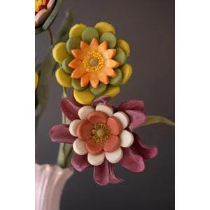 Set of 6 Multi-Colored Botanica 5