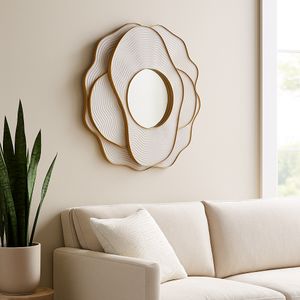 REEDWELL IVORY MIRROR 39 (IN) 10
