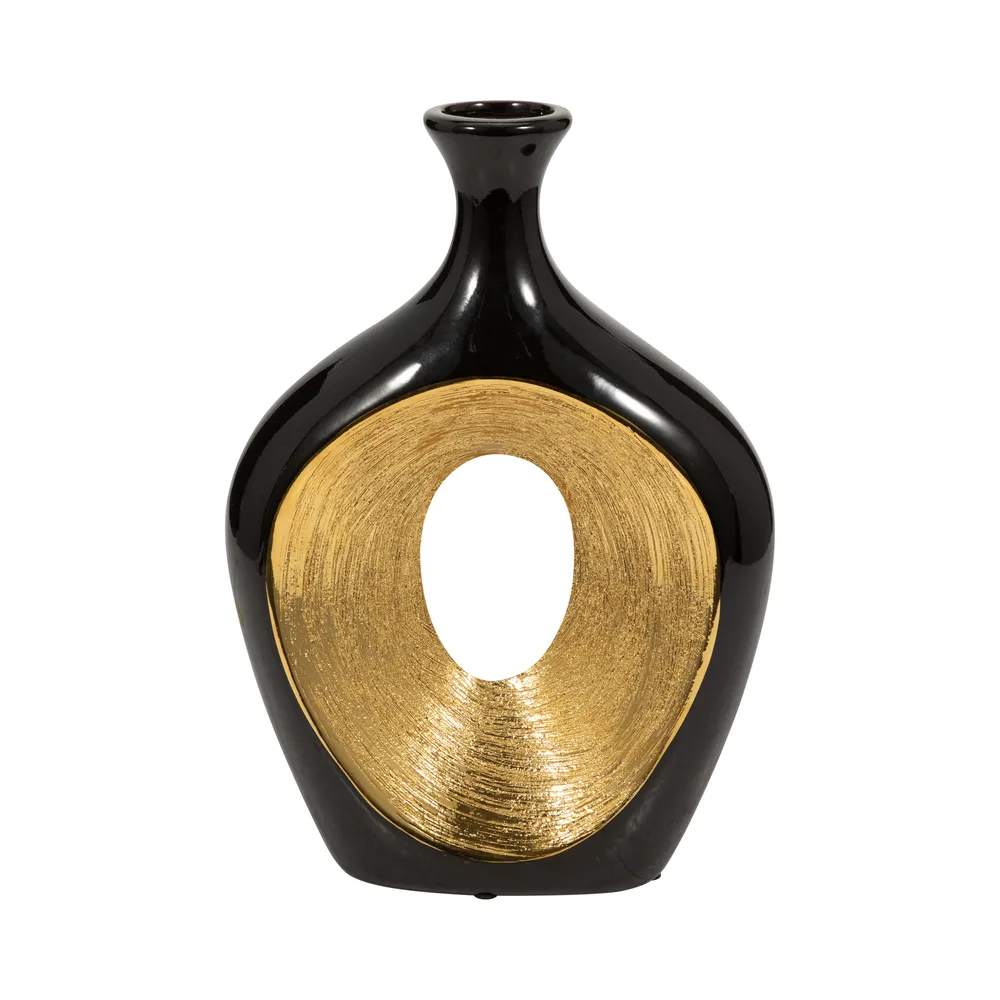 HARDENCLIFF BLACK VASE 14 (IN)